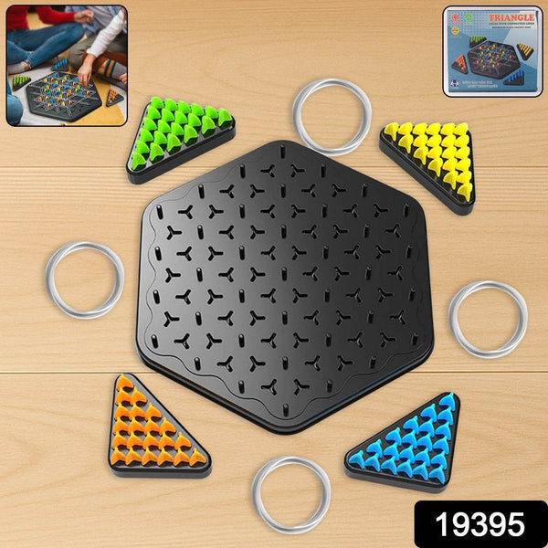 Strategic Triangle Color Matching Puzzle Board Game for Kids & Family - dailyneed.life