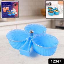 Premium 3-Compartment Revolving Dry Fruit Box (1 Pc) - dailyneed.life