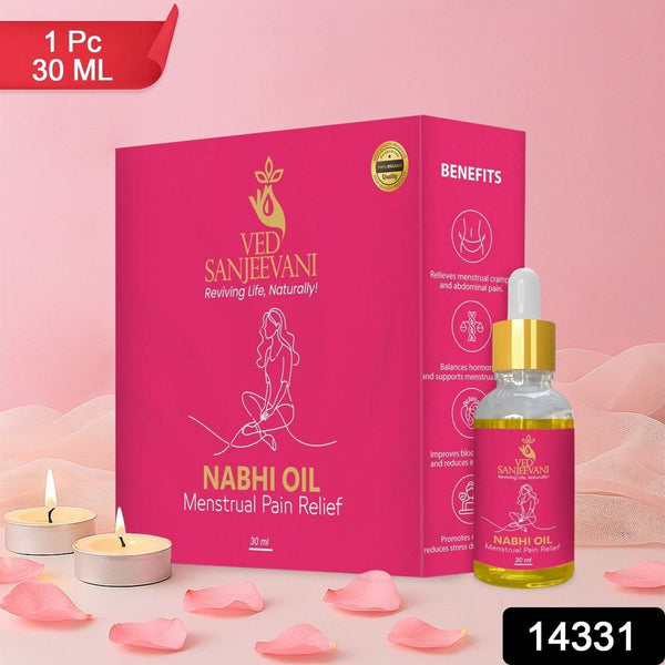 Ved Sanjeevani Nabhi Oil for Menstrual Pain Relief (30ML / 1 Pc) - dailyneed.life