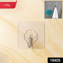 Self Adhesive Transparent Wall Hook (1 Pc) - dailyneed.life
