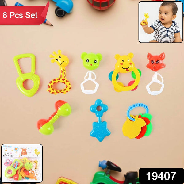 Baby Rattle Toy Collection for Infants 8 Pcs Set - dailyneed.life