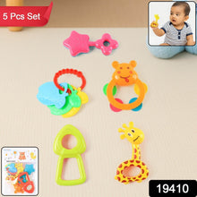 Plastic Baby Rattle Toys 5 Pcs Set - dailyneed.life