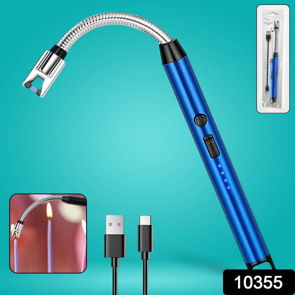Metal Rechargeable Electric Arc Lighter with Flexible Neck (1 Pc) - dailyneed.life