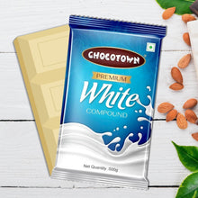 Chocotown Premium White Choco Compound Slab, 500gm - dailyneed.life