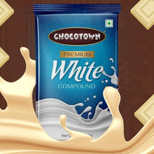 Chocotown Premium White Choco Compound Slab, 500gm - dailyneed.life