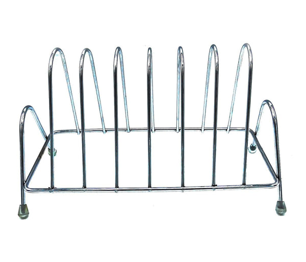 Stainless Steel Square Plate Rack Stand Holder for Kitchen - dailyneed.life