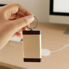 Premium Wooden Keychain with Dual Tone Finish (1 Pc) - dailyneed.life
