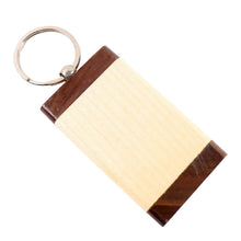 Premium Wooden Keychain with Dual Tone Finish (1 Pc) - dailyneed.life