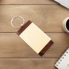 Premium Wooden Keychain with Dual Tone Finish (1 Pc) - dailyneed.life
