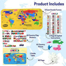 Aditi Mapster World Map EVA Foam Puzzle Set - dailyneed.life