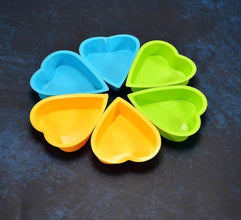 Heart-shaped Mold Silicone Mold Cake Mold Cake Tools Baking Tools Bakeware Cake Tool (pack of 6) - dailyneed.life