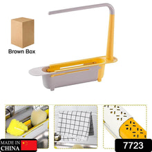 Telescopic Sink Storage Rack Material Kitchen Rag Rack Dishwashing Organizer Shelf Drain Basket Pp Under Sink Organizers ( Mic Color 1 Pc) - dailyneed.life