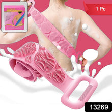 Silicone Bath Body Brush / Scrubber With Color Box (1 Pc / Mix Color) - dailyneed.life