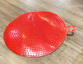 Red Silicone Dish Scrubber Sponge Mildew Free, Non Stick, Heat Resistant - dailyneed.life