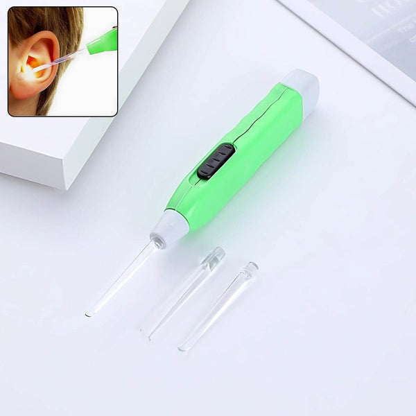 Green LED Flashlight Earpick with Tweezer (1 Pc) - dailyneed.life