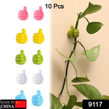 Thumb Cable Clips, Multi-Color Cord Organizer for Home, Office, Car (10 Pc Set) - dailyneed.life