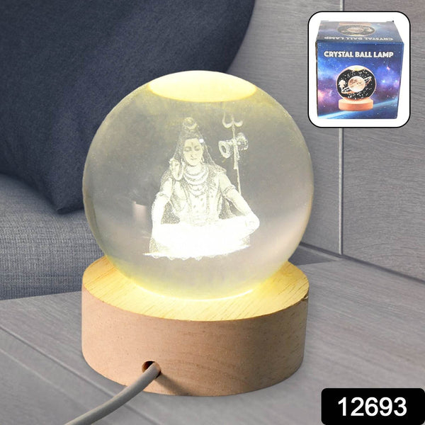 3D Crystal Ball lamps for Bedroom 3D Lamps for Home Decoration 3D Crystal Ball Night Light Gifts for Women Gifts for Men Room Decor Items for Bedroom for Friend and Family (1 Pc) - dailyneed.life