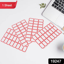 Multipurpose Writable Blank Label Sticker Sheets (1 Sheet) - dailyneed.life