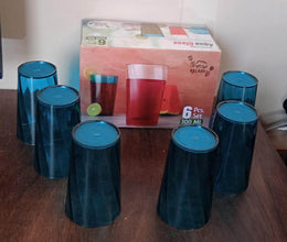 Premium 300ml Transparent Glass Set for Water, Juice & Cocktails (Set of 6) - dailyneed.life