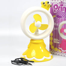 PRINCESS PORTABLE FAN BRIGHT COLOR DESKTOP OFFICE USB & BATTRY OPERATE FAN (Battery Not Include) - dailyneed.life
