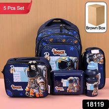 5 in 1 School Bag Includes lunch bag, 14 inch School Bags, water bottle & pencil case in box packing (1 Set / Mix Color)) - dailyneed.life