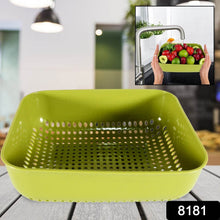 Multipurpose Small Plastic Kitchen Basket, Vegetables and Fruits Washing, Basket (20x17 Cm) - dailyneed.life