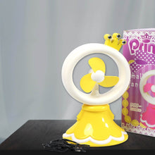 PRINCESS PORTABLE FAN BRIGHT COLOR DESKTOP OFFICE USB & BATTRY OPERATE FAN (Battery Not Include) - dailyneed.life