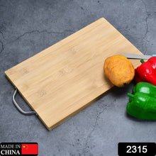 Thick Wooden Bamboo Kitchen Chopping Cutting Slicing Board with Holder for Fruits Vegetables Meat - dailyneed.life