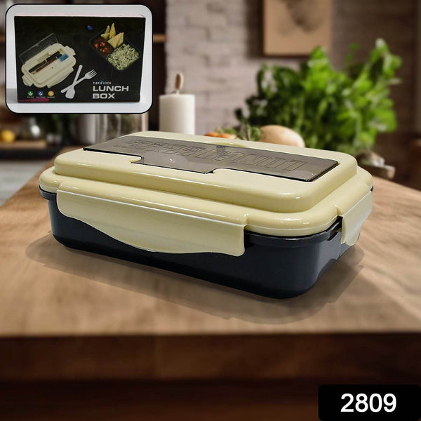 Lunch Box Flex Lock Plastic Liner Lunch Container, Portable Tableware Set for Kid Adult Student Children Keep Food Warm - dailyneed.life