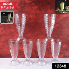 Supermom Transparent Plastic Milkshake Glass Set (400ML / 6 Pc) - dailyneed.life
