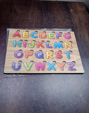 Wooden Puzzle Board ABC Letters Shapes Educational Learning Toys (1 Set) - dailyneed.life
