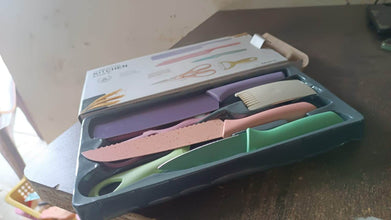 Professional Colorful Kitchen Knives Set (6 Pcs Set) - dailyneed.life