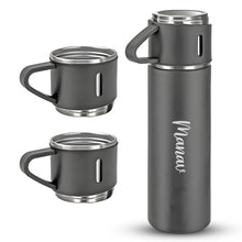 Customized Stainless Steel Vacuum Flask Set with 3 Cups – 500ML | Personalized Name Bottle Gift Combo for Boyfriend, Girlfriend, Employee - dailyneed.life