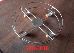 Stainless Steel Gas Cylinder Trolley with Wheels LPG Cylinder Roller Stand Movable Trolley - dailyneed.life