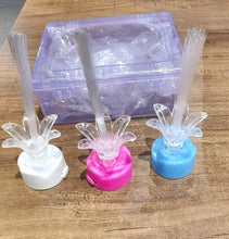 Multi-Color LED Fiber Optic Flower Night Lamps (Mix Color / 3 Pc) - dailyneed.life