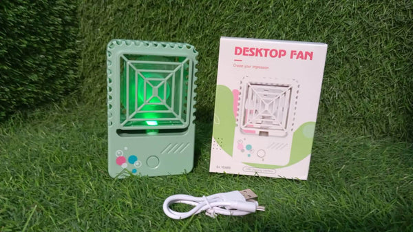 Mini Rechargeable Desktop Fan for Home & Office (USB, Handheld) - dailyneed.life