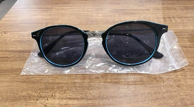 Sky Blue UV Protected Round Sunglasses, classic Sunglasses for Men & Women, Lightweight - dailyneed.life