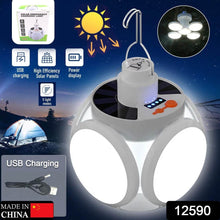 Solar Multi-Functional Emergency LED Light – USB Rechargeable, 5 Modes, Foldable, SOS & IP65 Waterproof - dailyneed.life
