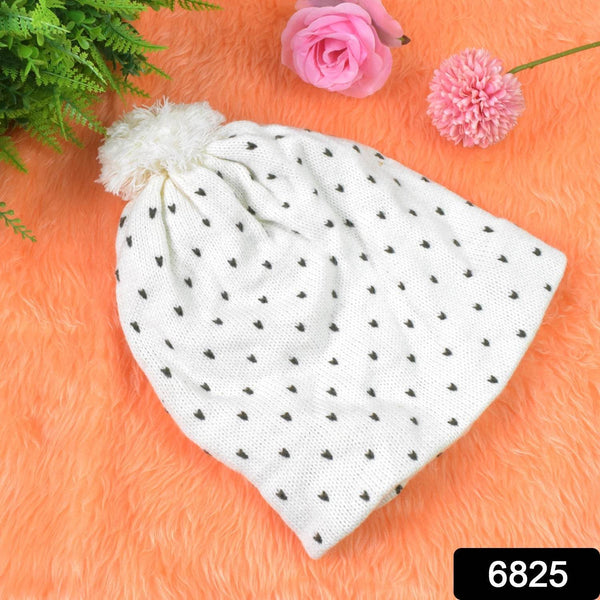 Big Soft Winter Cap, Woolen Inside Fur Beanie Cap (1 Pc / Mix Design & Color) - dailyneed.life
