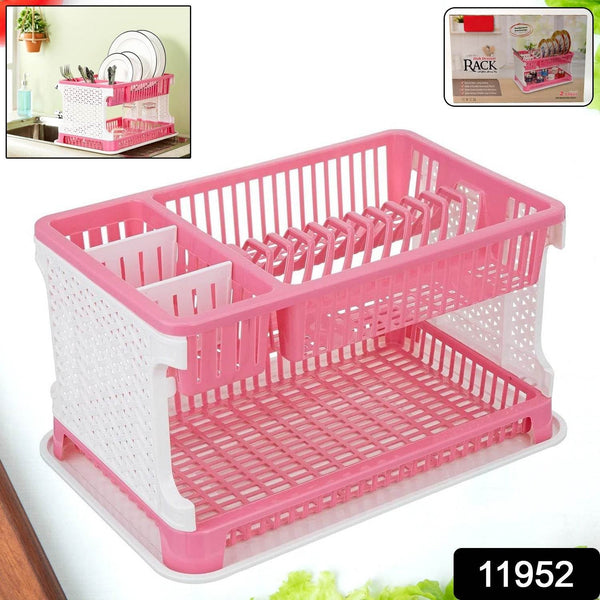 Plastic Kitchen Organizer Rack with Water Storing Tray - dailyneed.life