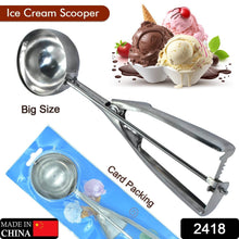 Stainless Steel Premium Quality Ice Cream Serving Spoon Scooper with Trigger Release - dailyneed.life