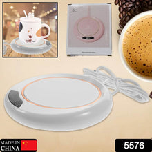 USB Warm Coaster Heated Coffee Mug Portable Office Desk Portable Cup, Heater Coffee Mug Warmer Electric Cup Warmer (1 Pc) - dailyneed.life