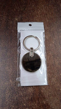 Sleek Black Round Metal Keychain (1 Pc) - dailyneed.life
