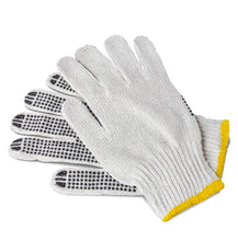 Unisex Knitted / Sewing Cotton Plain Hand Gloves Raw White - dailyneed.life
