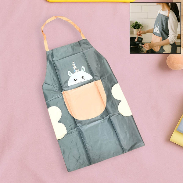 Cute Cartoon Animal Design Kitchen Apron (1 Pc) - dailyneed.life