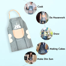 Cute Cartoon Animal Design Kitchen Apron (1 Pc) - dailyneed.life
