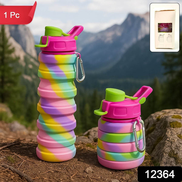 Colorful Collapsible Silicone Water Bottle (1 Pc) - dailyneed.life