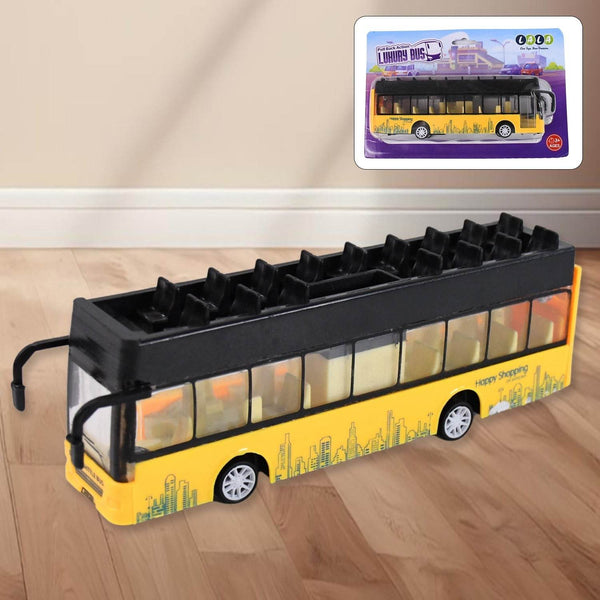 Die-cast Alloy London Long Bus Double Decker Sightseeing Bus - dailyneed.life