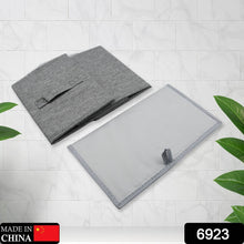 FOLDABLE STORAGE BOX WITH LID AND HANDLES, COTTON AND LINEN STORAGE BINS AND BASKETS ORGANIZER FOR NURSERY, CLOSET, BEDROOM, HOME - dailyneed.life