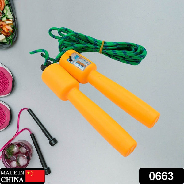 Jump Rope Electronic Counting Skipping Rope Adjustable Jumping Rope for Men, Women and Children,Fitness Jump Rope for Aerobic Exercise Like Speed Training, Endurance Training and Fitness Gym (2.5Mtr) - dailyneed.life